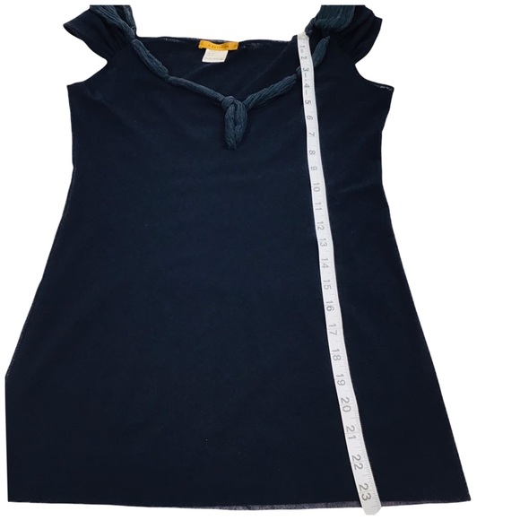D. Exterior - Italian Made Sleeveless Top with Twisted Raffia Neckline - XL - Picture 5 of 13